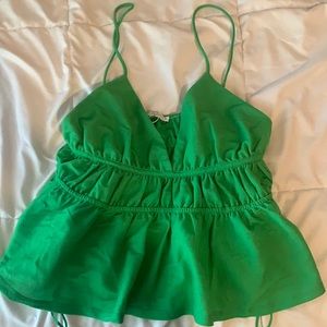 Zara Green flowy top